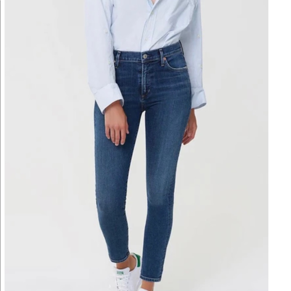 Citizens of Humanity mid rise rocket ankle skinny Jean. Sz 27